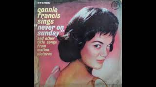 connie francis sings 'never on sunday' and other title songs from motion pictures - SIDE ONE (LP)