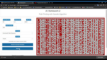 AI - Maze solver - Genetic Algorithm