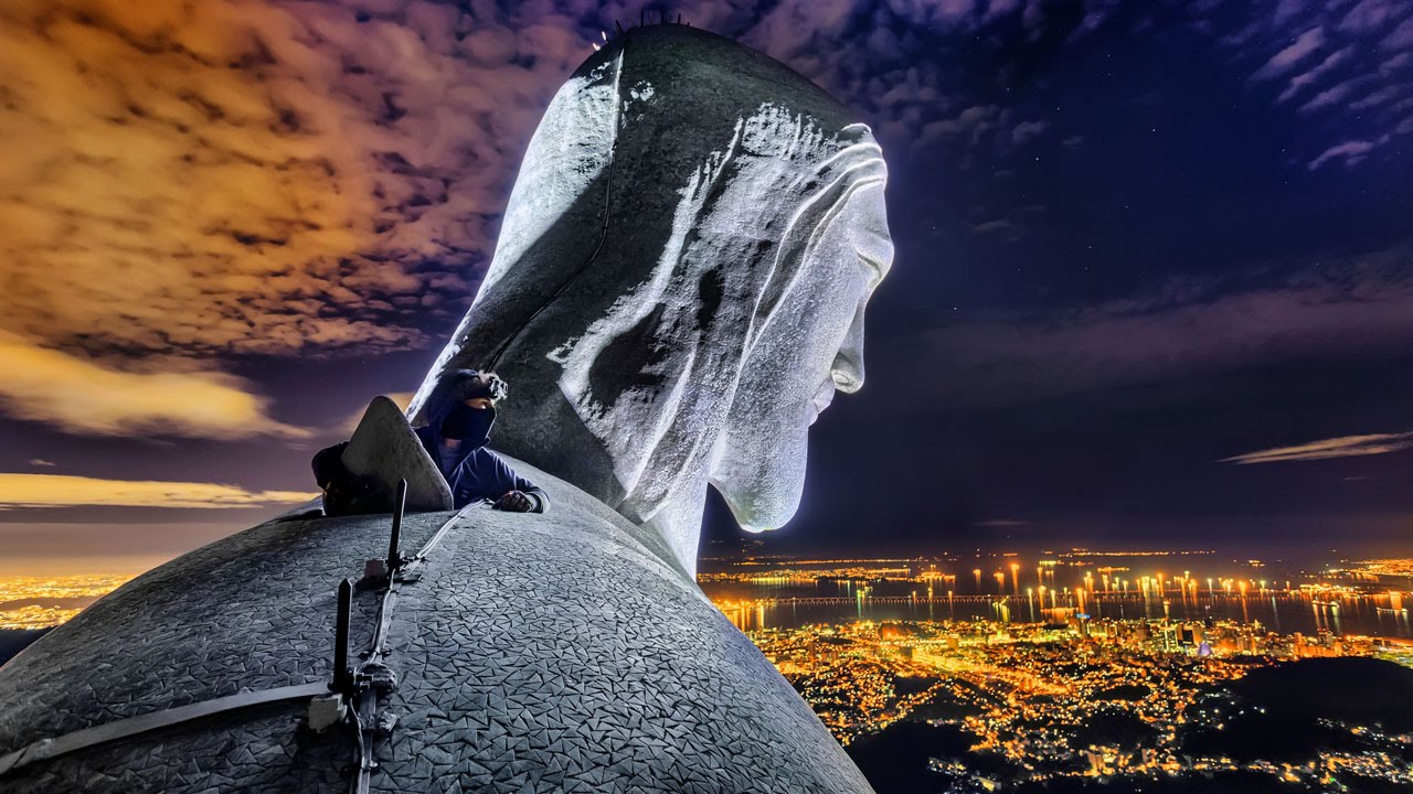 Urban Explorer Climbs Rio Jesus - YouTube