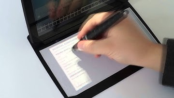 Penbook: Bringing Pen+Paper Interaction to a Tablet Device