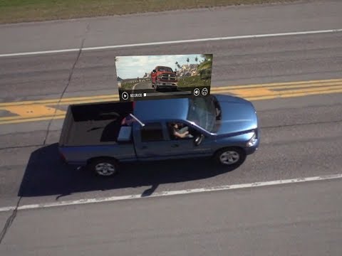 Video Motion Tracked in 3D onto HTML5 Video