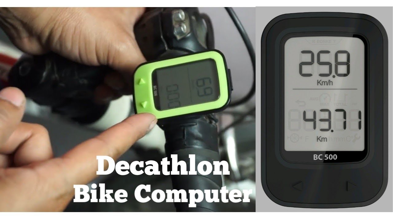 Onderzoek het Pardon onkruid Decathlon Bike Computer 500 Yellow Unboxing and Installation - YouTube