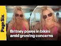 Britney Spears poses in bikini on boat amid growing concerns from family