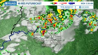 Strong to severe thunderstorms possible overnight in Kentuckiana. screenshot 5