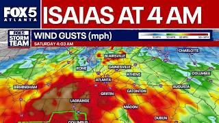 Tornado risk builds in Eastern Georgia after noon | FOX 5 News