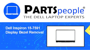Dell Inspiron 15-7591 (P83F001) Display Bezel How-To Video Tutorial