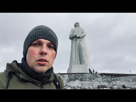 MURMANSK, Russia. The Largest City in The Arctic Circle and Sea Port. Russian NORTH