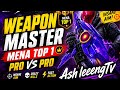 WEAPON MASTER MENA TOP 1 😱 BLOOD STRIKE PRO VS PRO