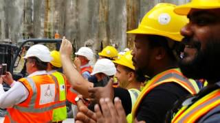 TBM breakthrough gold line doha metro