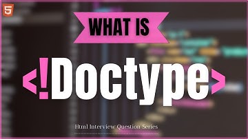 What is Doctype in HTML? | HTML5 Doctype | Document Type Definition in HTML | Doctype HTML in Hindi