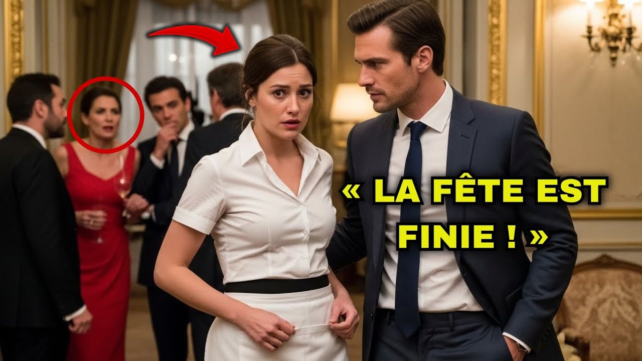 LA SERVEUSE A ÉTÉ HUMILIÉE À LA SOIRÉE… ET QUELQUES SECONDES PLUS TARD, LE MILLIONNAIRE EST ARRIVÉ