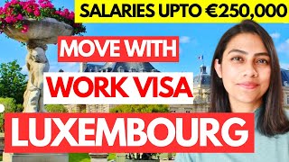 How to get a SPONSORED Job with work VISA in LUXEMBOURG 2024 | Where to move if not UK screenshot 5