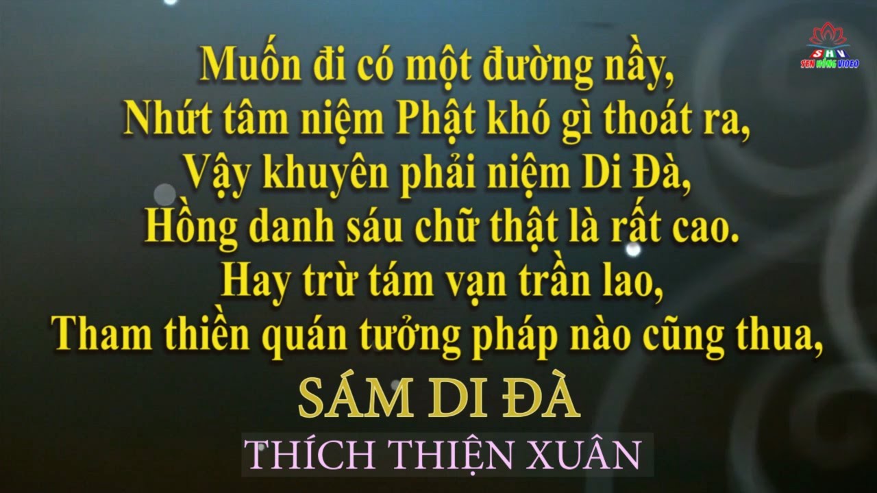 Sám Phổ Hiền - Sám ADiĐà (Có Chữ), Giọng đọc hay. - youtube