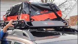 MeeFar Roof Rack Carrier Basket Universal Rooftop Review, extra cargo space that you need for trips