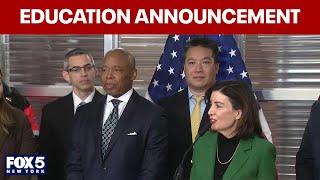 FULL: Adams, Hochul education announcement