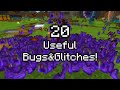 20 USEFUL Bugs&Glitches In Minecraft Bedrock! Duplication,Xray,XP+More!! PE,PS,XBOX,Windows,Switch.