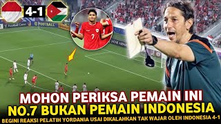 🔴 BUNTUT PANJANG KEKALAHAN !! Seketika Pelatih YORDANIA Begini Usai Di Tumbangkan TIMNAS INDONESIA