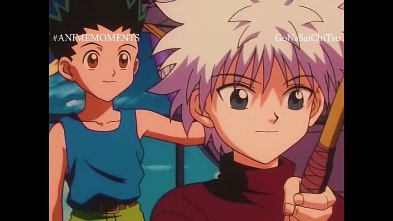 Gon insegna a pescare a Killua - 