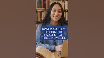 Java Program to Find the Largest of three Numbers#javainterview  #jobinterview @newzeninfotech944