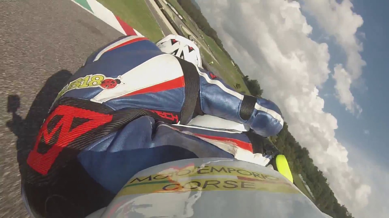 On Board Pietro Lausdei Test Mugello CBR 600 2007 Stock