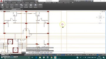 Fastest way to add column grid in AutoCAD Architecture plan drawing