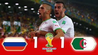 Historic waist subscription in the World Cup 🤯🔥 ◄ Algeria 1-1 Brazil ❯ 🏅World Cup [2014] 💥 "FHD"