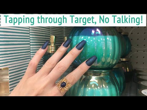 ASMR * Tapping through TARGET!!! * Tapping & Scratching * Fast Tapping * No Talking * ASMRVilla