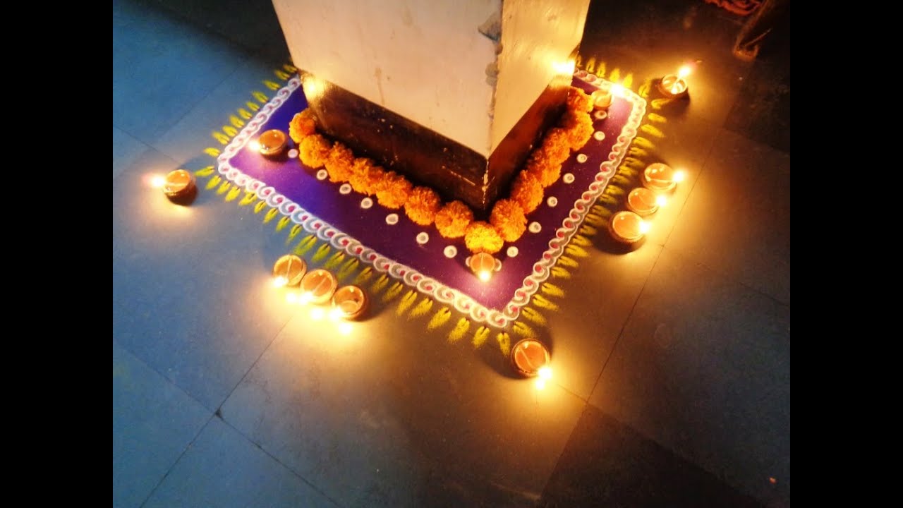 Download Diwali Special Rangoli Design Images New And Simple Gif