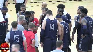 Team USA Loses Scrimmage To Select B Team USA Squad At USA Basketball Practice. HoopJab