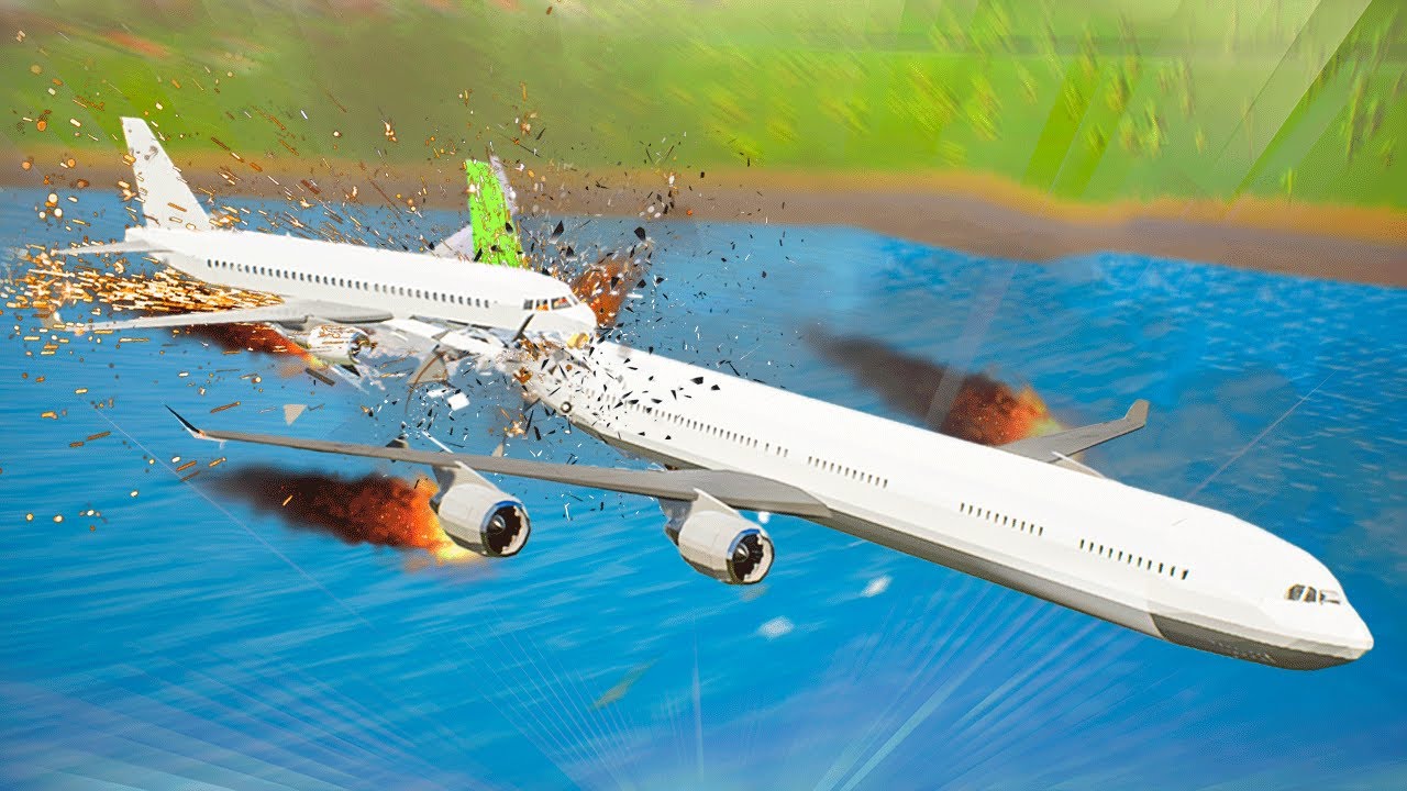 GIANT AIRCRAFT vs EVERY PLANE - Airplane Crash in BRICK RIGS #3 - YouTube