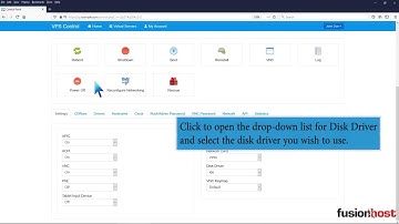 How to Change the Disk Driver to Virtio or IDE in SolusVM   Fusionhost