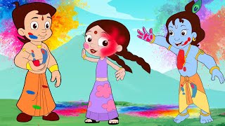 Chutki  रंगबिरंगी होली | Cartoon for kids | Fun videos for kids | Chhota Bheem aur Krishna