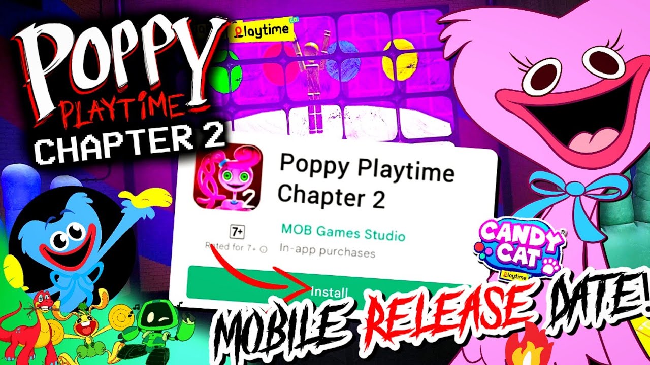 Poppy Playtime - Who's your favorite character from chapter 2? Comment  below for a chance to receive a free copy of chapter 2 on mobile, which  comes out next week!