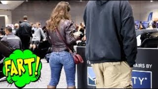 Funny Wet Fart Prank With The Sharter | San Diego International Auto Show