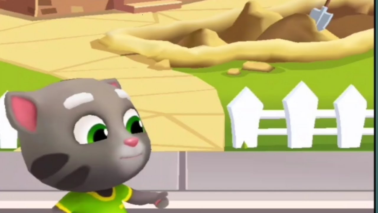 Talking Tom cat gold run gameplay / Tom and friends channel YouTube