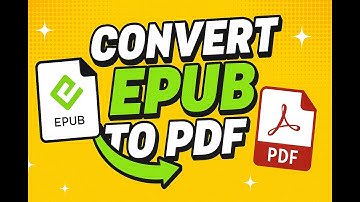 Convert epub to pdf