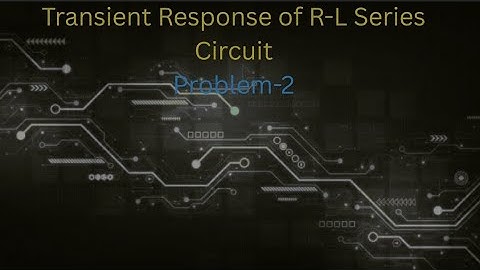 RL series circuit problem 2