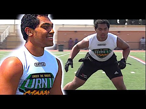 Kid is a *BEAST*  Niuafe Jr Tuihalamaka '22 - Baldwin Bruins ( CA) *8TH GRADE* Spotlight