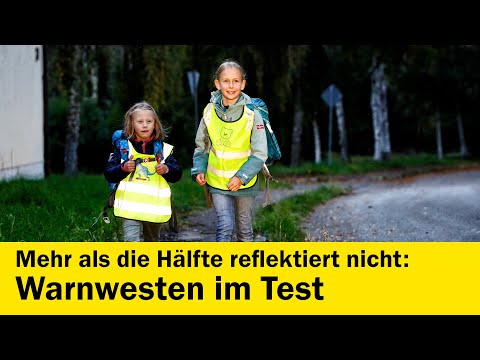 25 Warnwesten für Kinder im Test - 13 fallen durch | ÖAMTC - video from ÖAMTC