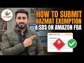 How to Submit Hazmat Exemption or Safety Data Sheet Form on Amazon FBA Seller Central | Trend Skills