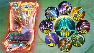 TOP GLOBAL MOSKOV FULL ATTACK SPEED BUILD IS SO BROKEN!! ATK SPEED HACK NEW SEASON 39 2025! - MLBB