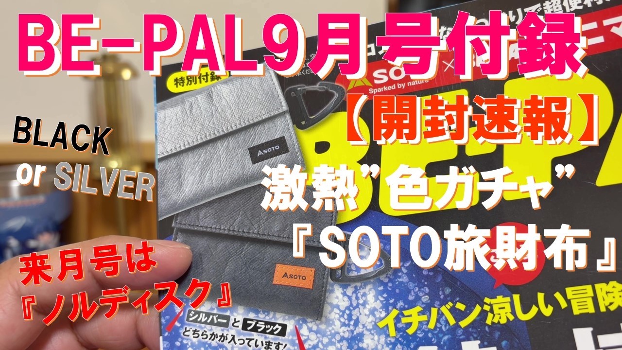 Unboxing Alert!!] BE-PAL September Issue Bonus: SOTO Travel Wallet