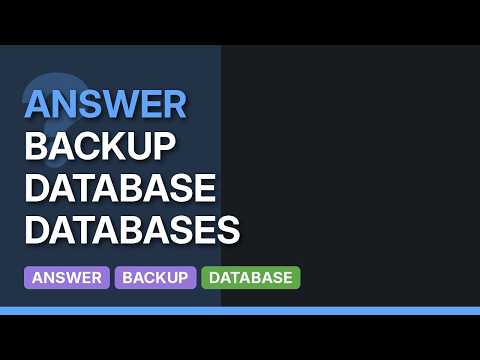 Databases: SQL Server backup media set and file separation