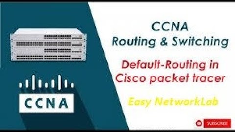 Default Routing in Hindi | How to configure Default Routing in Cisco Packet Tracer