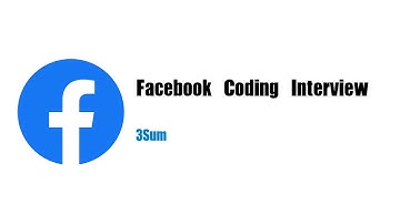 Facebook Coding Interview Question | Leetcode 15 | 3Sum