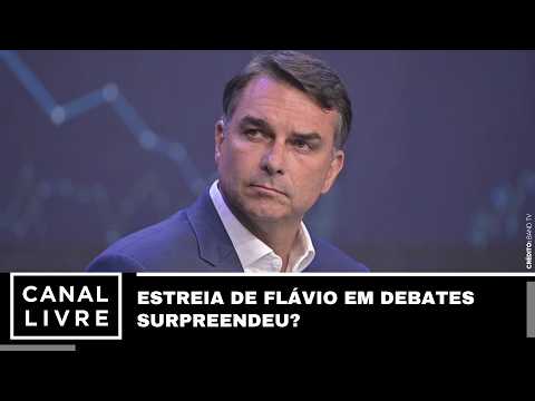 Estreia de Flávio em debates surpreendeu? Especialistas analisam | Canal Livre