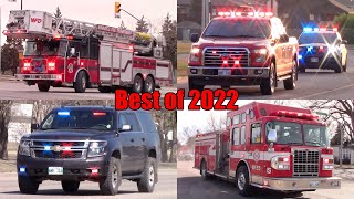 Emergency Vehicles Responding 2022  Best of Fire Trucks, Police Cars & Ambulances