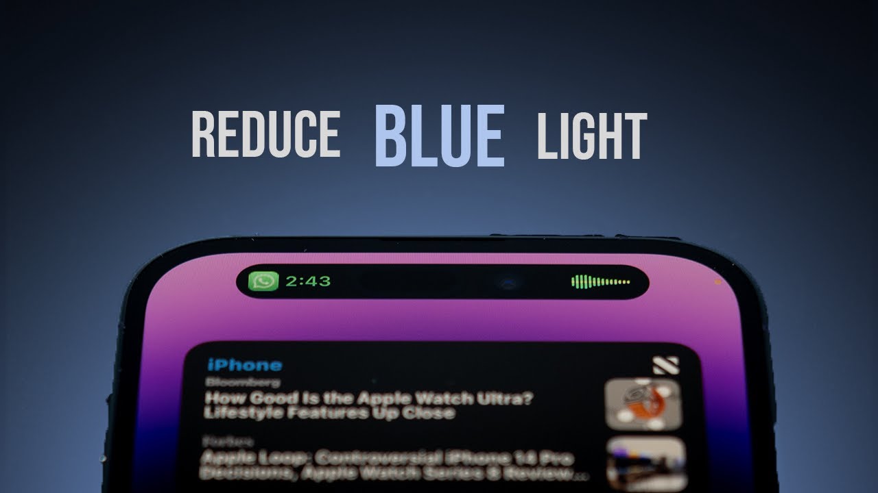 How to Filter Blue Light on Your iPhone – THL SLEEP