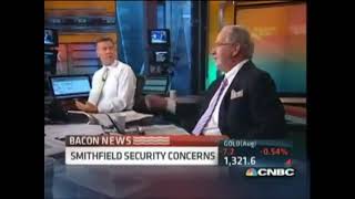 Cnbc Squawk Box lizard hisses like a demon