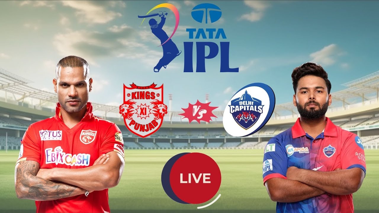PUNJAB KINGS vs DELHI CAPITALS | TATA IPL MATCH - 2 | PBKS vs DD | IPL LIVE